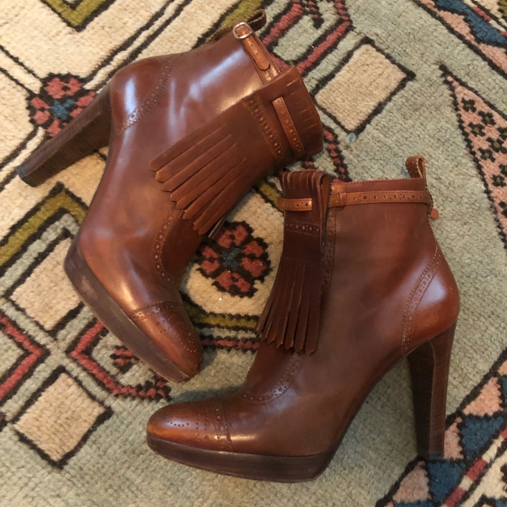 Ralph Lauren Purple Label leather boots